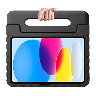 Wibrain Protector Kids Cover Case (incl Stylus&ScreenCover) - iPad 10.9" (2022) / iPad 11" (2025) - Black