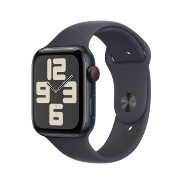 Apple Watch SE Cellular - 44mm - Midnight Aluminium - Midnight Sport Band - M/L (160-210mm)