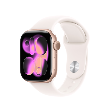 Apple Watch S11 - 42mm - Rose Gold Aluminium - Light Blush Sport Band - M/L