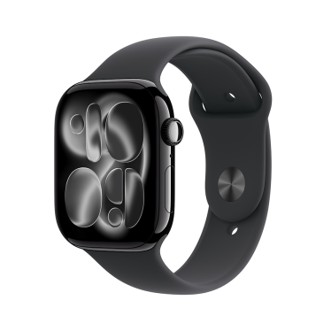 [Open Box] Apple Watch S11 - 46mm - Jet Black Aluminium - Black Sport Band - M/L