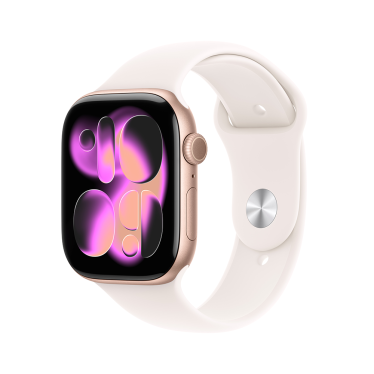 Apple Watch S11 - 46mm - Rose Gold Aluminium - Light Blush Sport Band - M/L