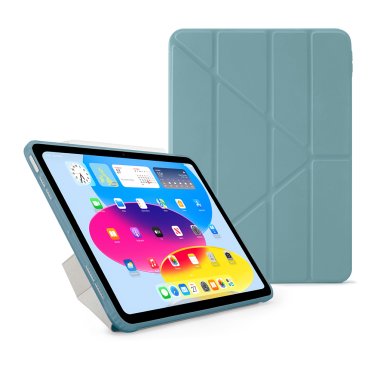 Pipetto Origami Case - iPad 10.9" (2022) / iPad 11" (2025) - Teal